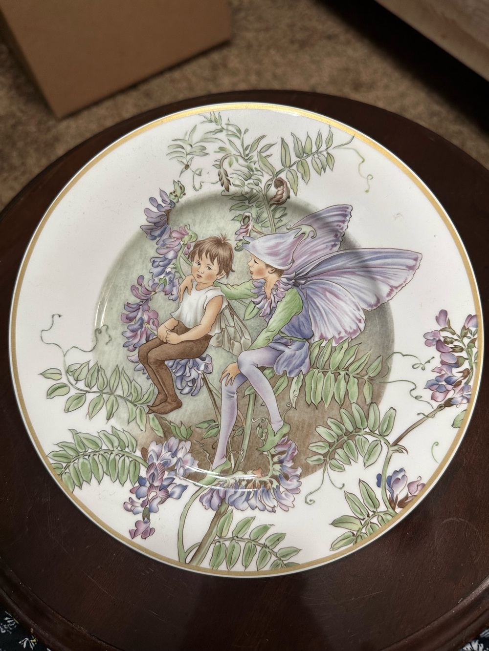 Wisteria Fairies-Heinrich Germany / Villeroy & Boch Plate